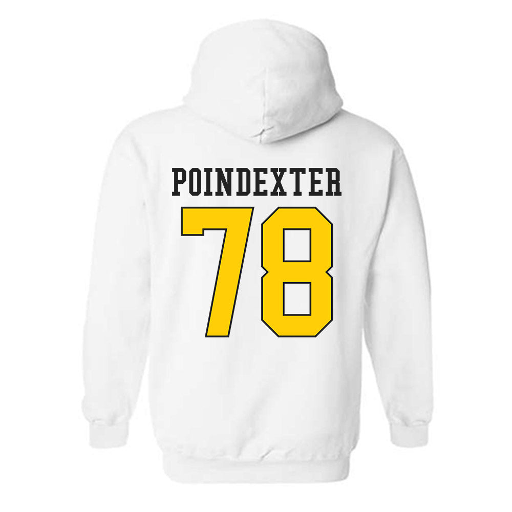 App State - NCAA Football : Tyriq Poindexter - Generic Shersey Hooded Sweatshirt-1