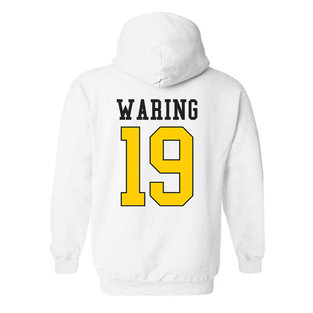 App State - NCAA Football : Christian Waring - Generic Shersey Hooded Sweatshirt-1