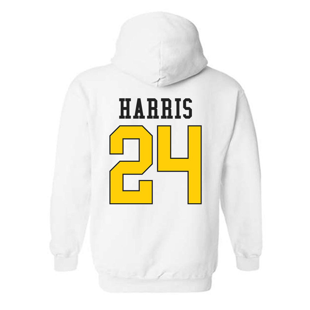 App State - NCAA Baseball : Everette Harris - Generic Shersey Hooded Sweatshirt-1