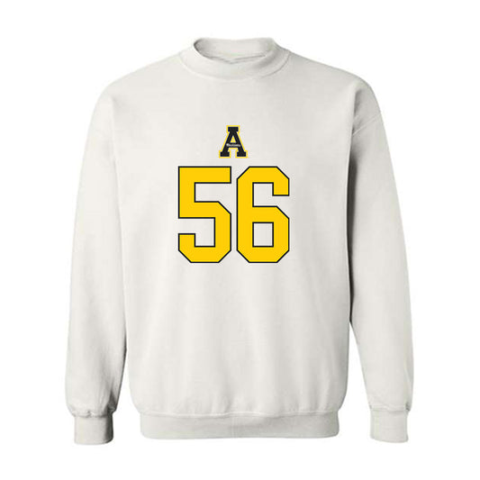 App State - NCAA Football : Jayden Thomas - Generic Shersey Crewneck Sweatshirt-0