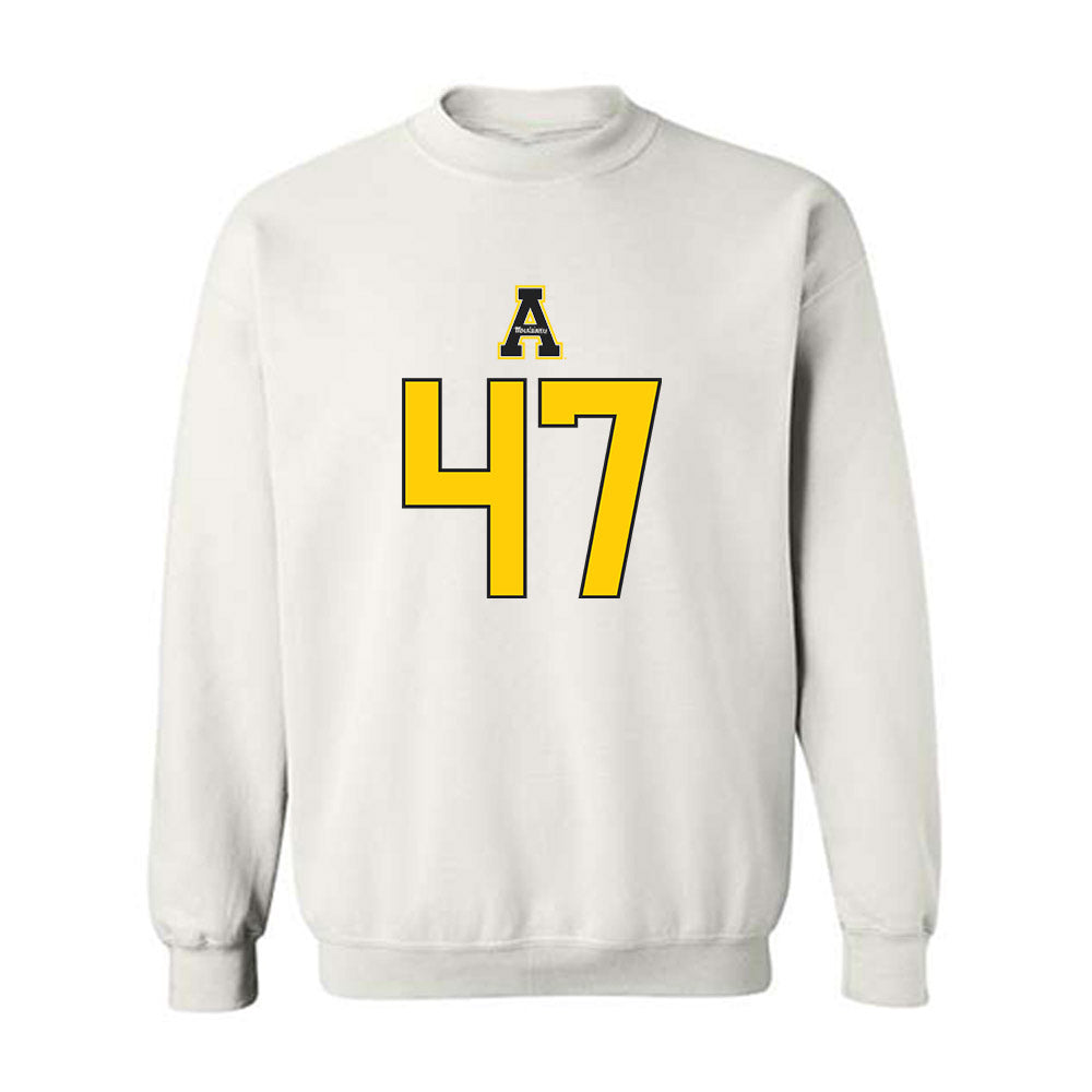 App State - NCAA Football : Hardy Butler - Generic Shersey Crewneck Sweatshirt-0
