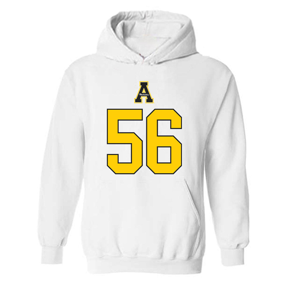 App State - NCAA Football : Jayden Thomas - Generic Shersey Hooded Sweatshirt-0