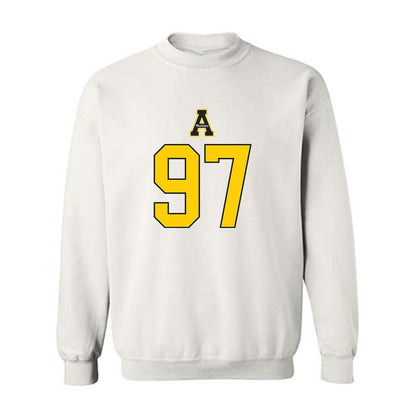 App State - NCAA Football : Xavier Joseph - Generic Shersey Crewneck Sweatshirt-0