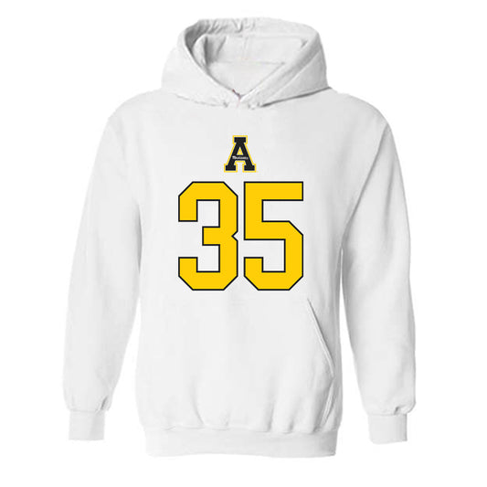 App State - NCAA Baseball : Ethan Wilson - Generic Shersey Hooded Sweatshirt-0