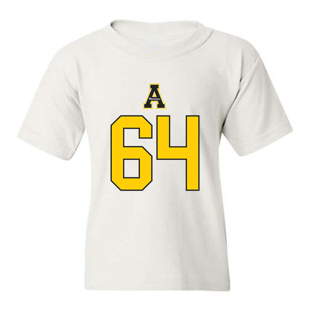 App State - NCAA Football : Jarvis Potts - Generic Shersey Youth T-Shirt-0