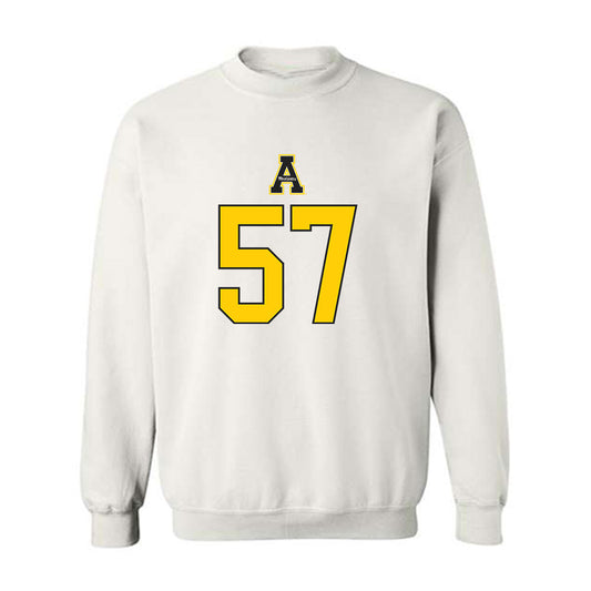 App State - NCAA Football : Devon Manuel - Generic Shersey Crewneck Sweatshirt-0