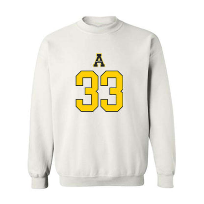 App State - NCAA Football : Aiden Benton - Generic Shersey Crewneck Sweatshirt-0