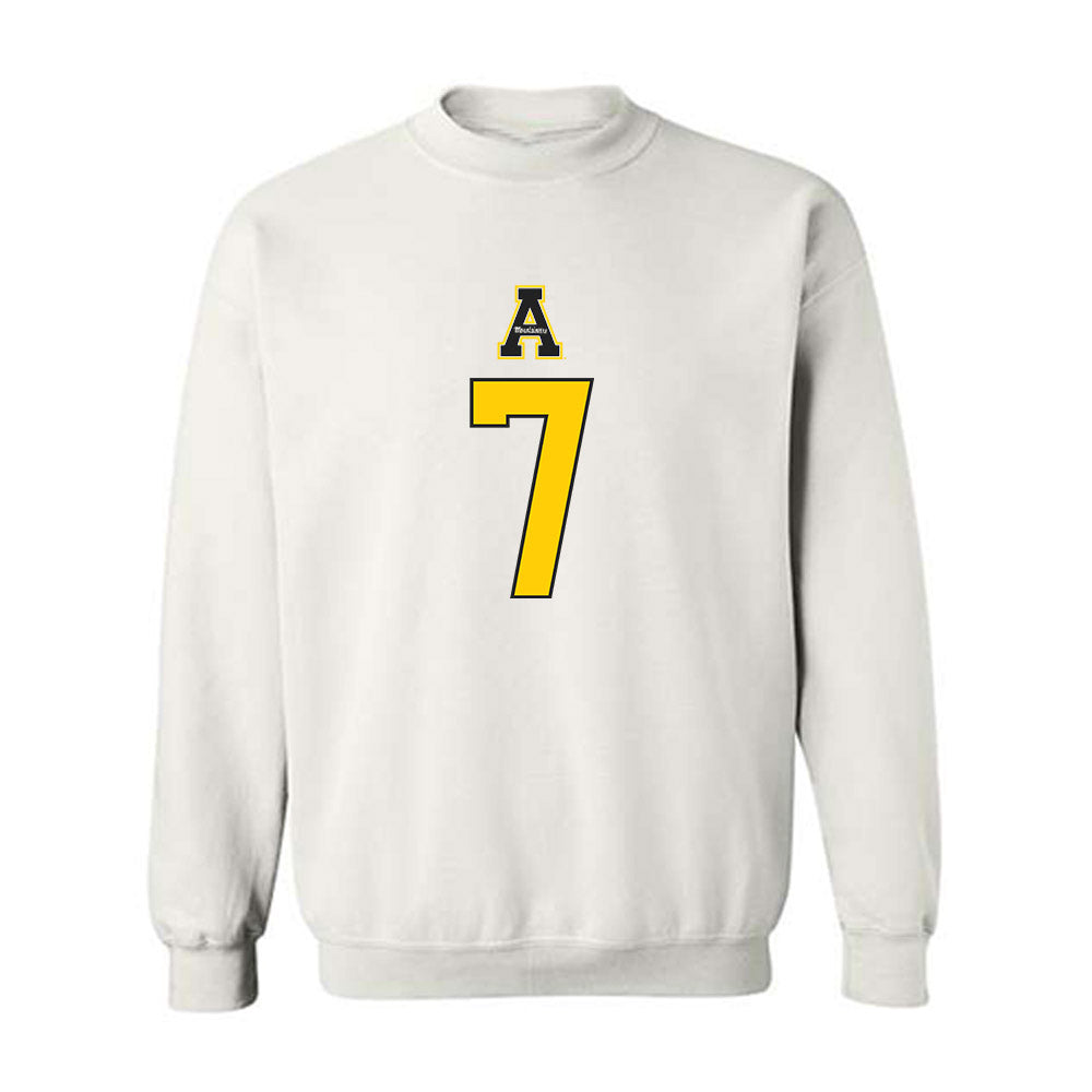 App State - NCAA Baseball : Steven Smith - Generic Shersey Crewneck Sweatshirt-0