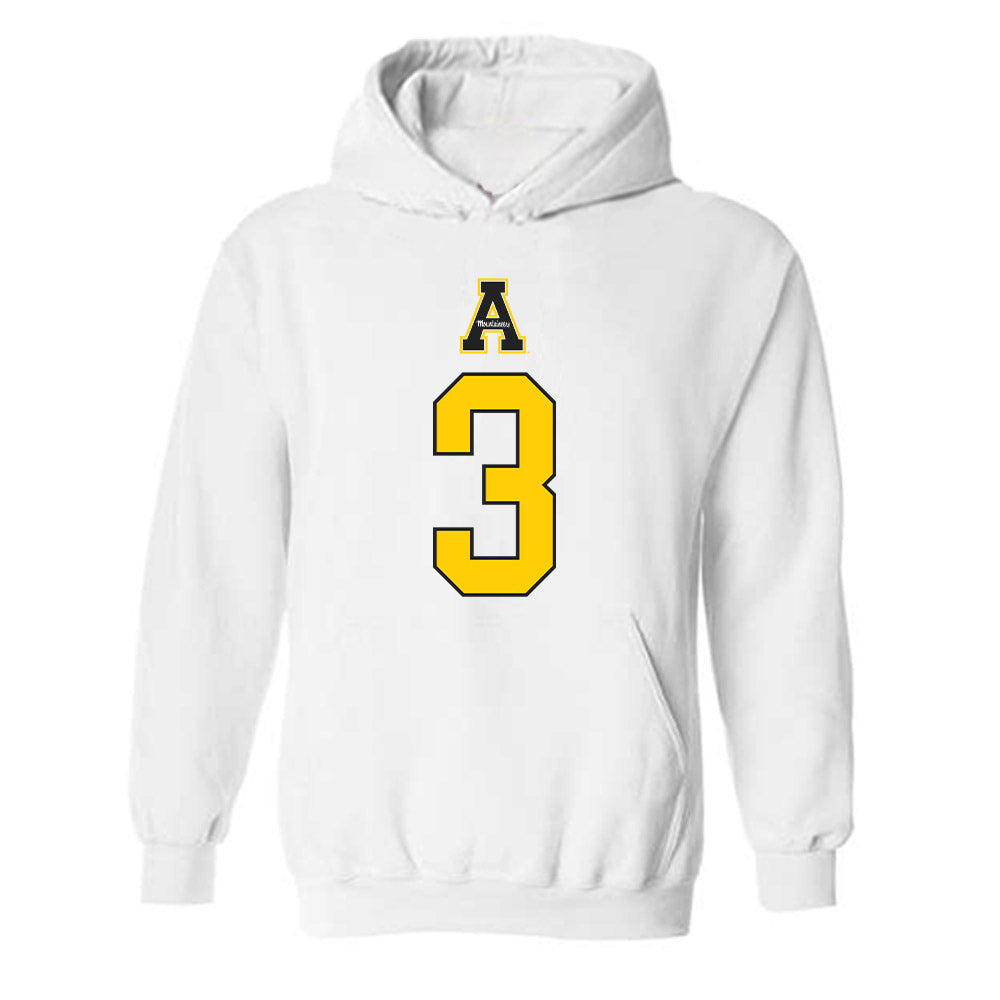 App State - NCAA Women's Volleyball : Lexi Shondell - Generic Shersey Hooded Sweatshirt-0