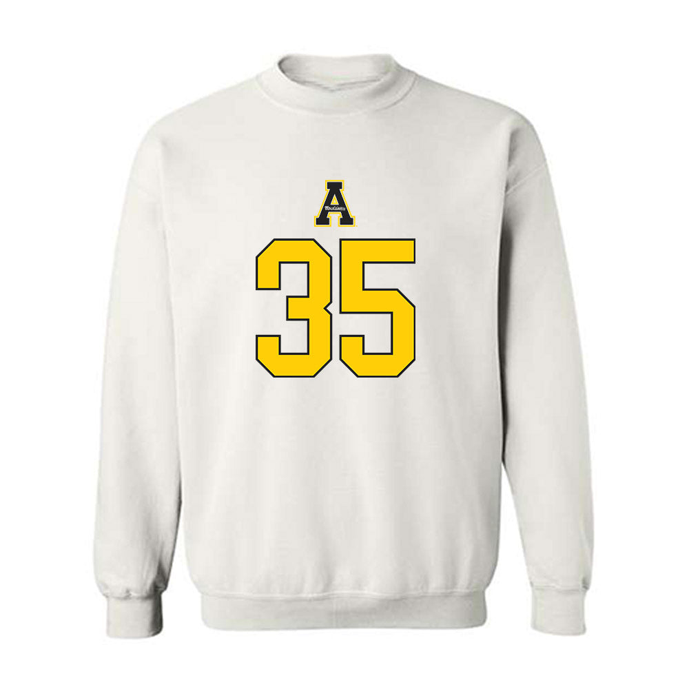 App State - NCAA Baseball : Ethan Wilson - Generic Shersey Crewneck Sweatshirt-0