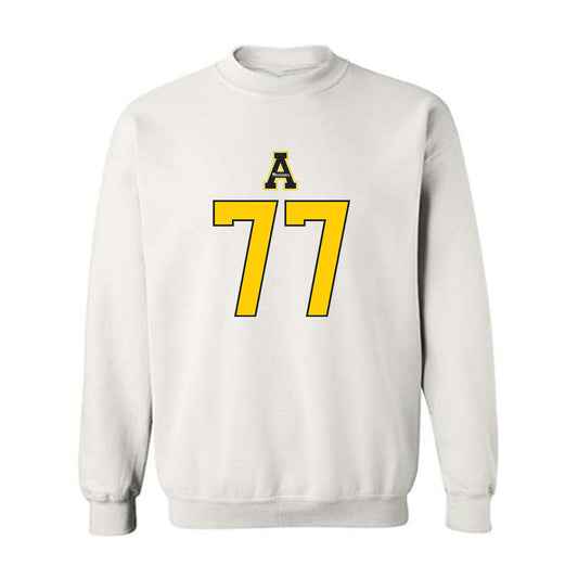 App State - NCAA Football : Daniel Davis - Generic Shersey Crewneck Sweatshirt-0