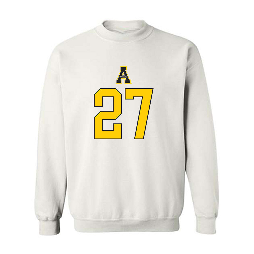App State - NCAA Baseball : Tank Yaghoubi - Generic Shersey Crewneck Sweatshirt-0