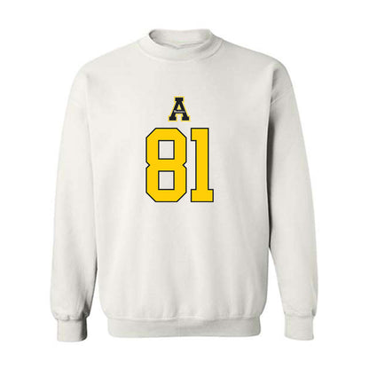 App State - NCAA Football : Derick Brazil - Generic Shersey Crewneck Sweatshirt-0