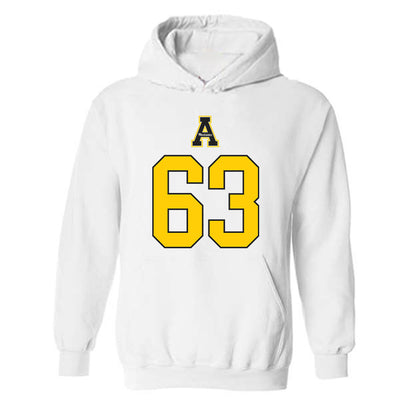App State - NCAA Football : Scottland Dover - Generic Shersey Hooded Sweatshirt-0