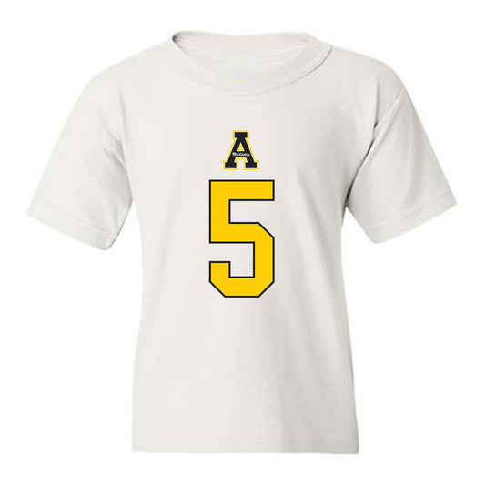 App State - NCAA Women's Basketball : Raven Preston - Generic Shersey Youth T-Shirt-0