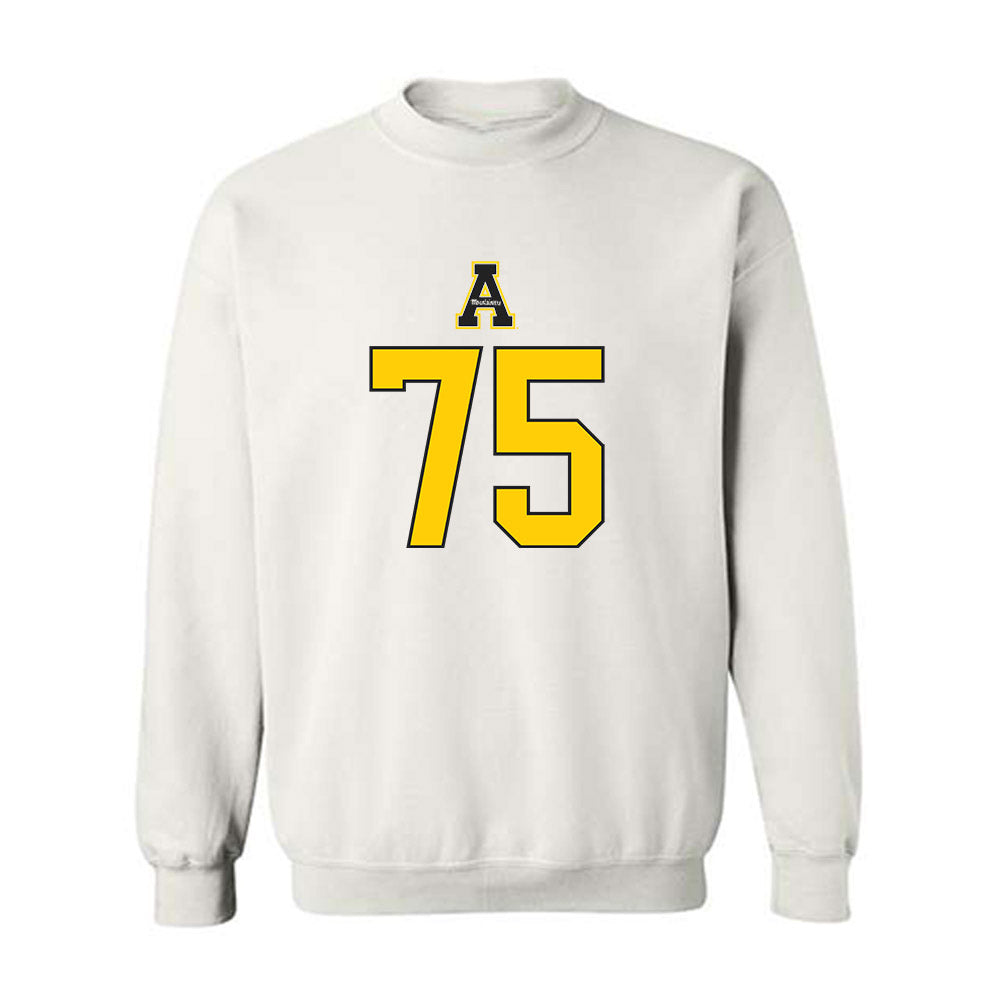 App State - NCAA Football : Greydon Grimes - Generic Shersey Crewneck Sweatshirt-0