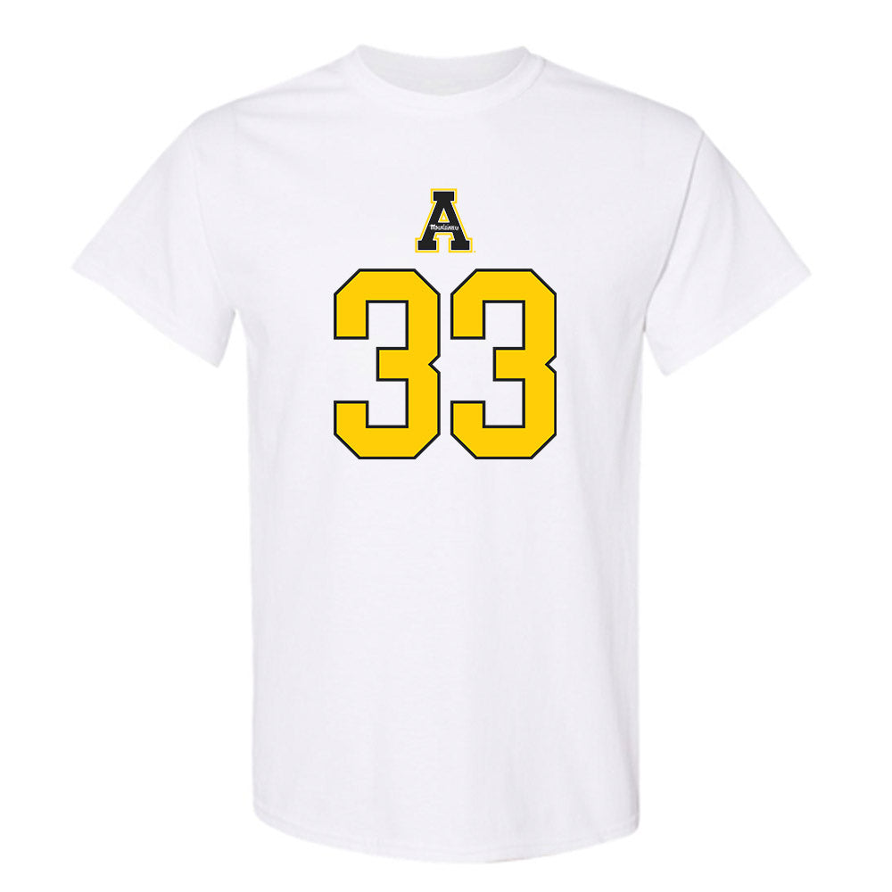 App State - NCAA Football : Aiden Benton - Generic Shersey T-Shirt-0