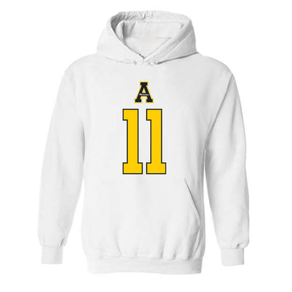 App State - NCAA Football : Ja'Quez Cross - Generic Shersey Hooded Sweatshirt-0