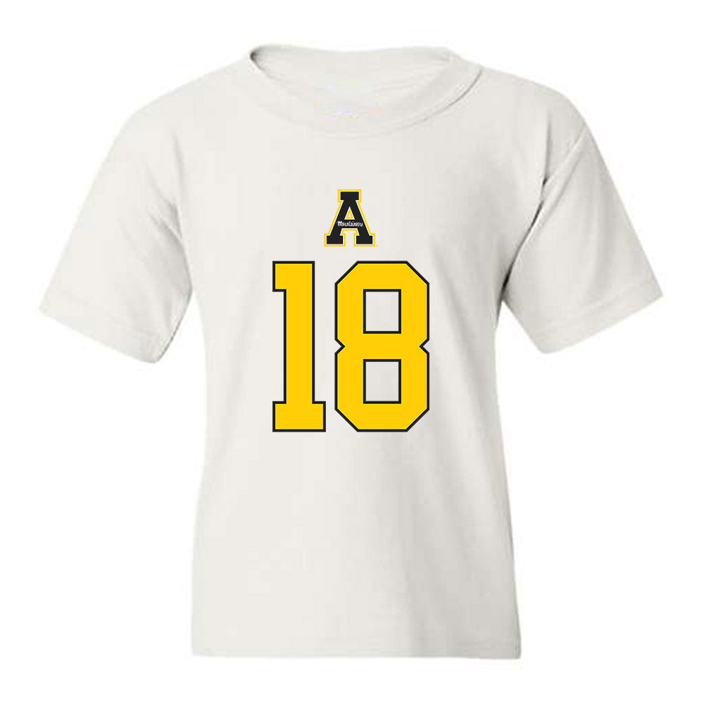 App State - NCAA Football : Kamauri Austin - Generic Shersey Youth T-Shirt-0