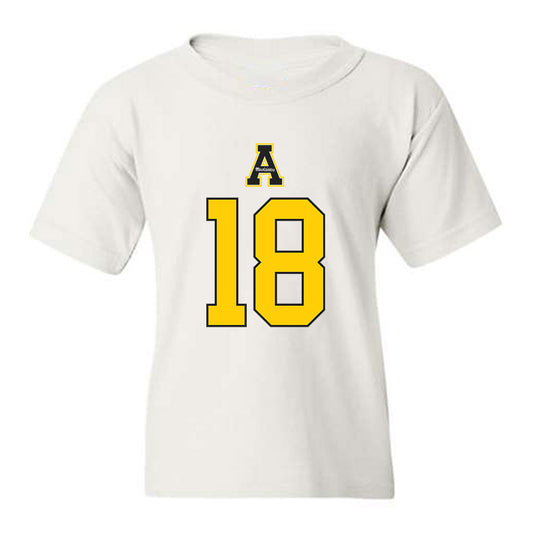 App State - NCAA Football : Kamauri Austin - Generic Shersey Youth T-Shirt-0