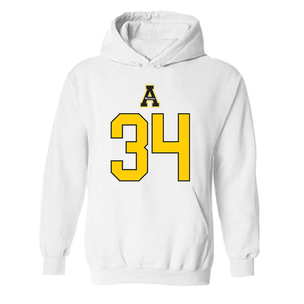 App State - NCAA Football : Parker Stone - Generic Shersey Hooded Sweatshirt-0
