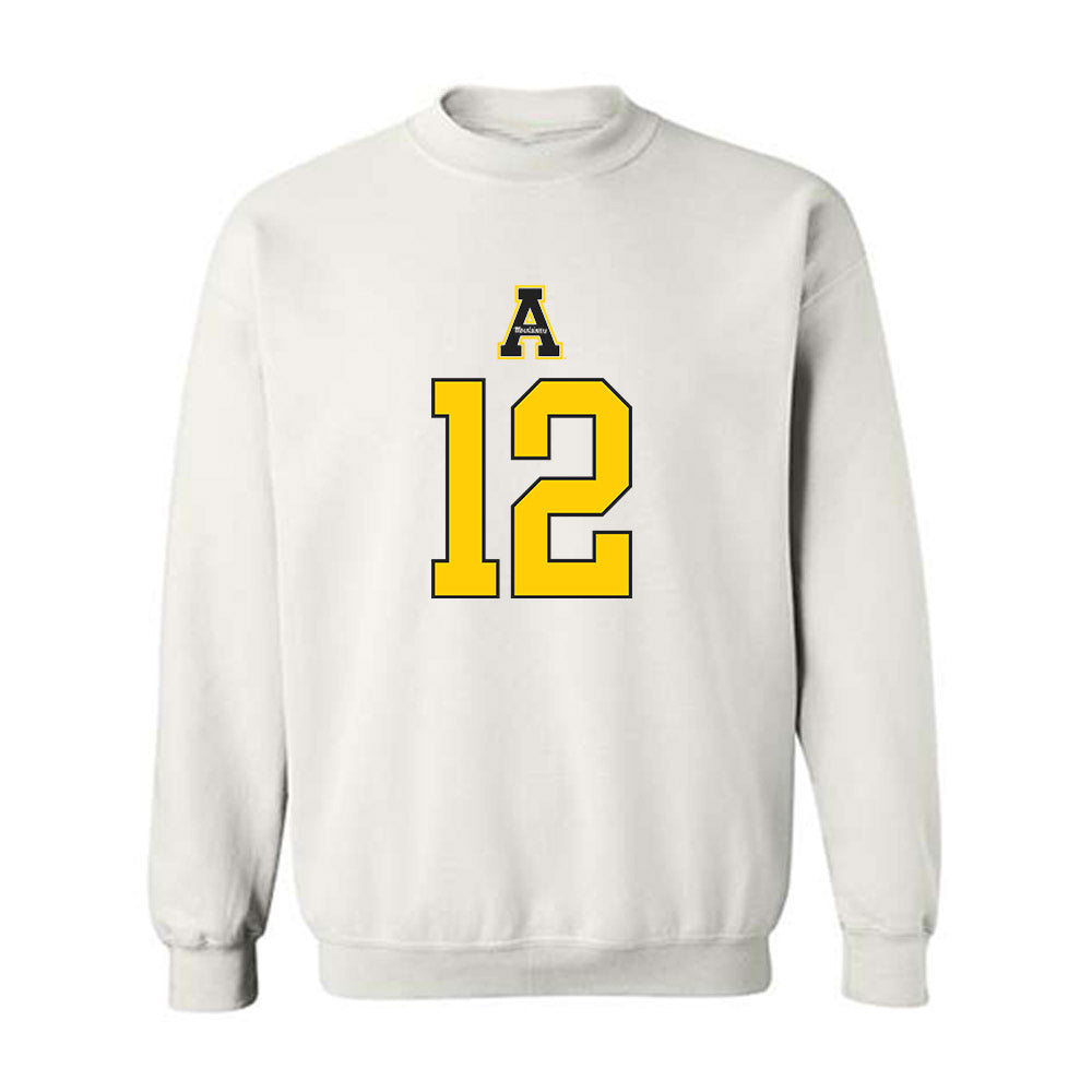 App State - NCAA Football : Samuel Mbake - Generic Shersey Crewneck Sweatshirt-0