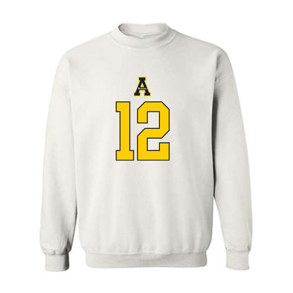 App State - NCAA Football : Samuel Mbake - Generic Shersey Crewneck Sweatshirt-0