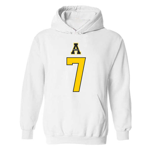 App State - NCAA Softball : Emilie Ching - Generic Shersey Hooded Sweatshirt-0