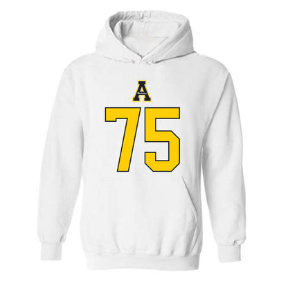 App State - NCAA Football : Greydon Grimes - Generic Shersey Hooded Sweatshirt-0