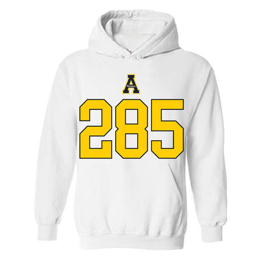 App State - NCAA Wrestling : Avery Rhymer - Generic Shersey Hooded Sweatshirt-0