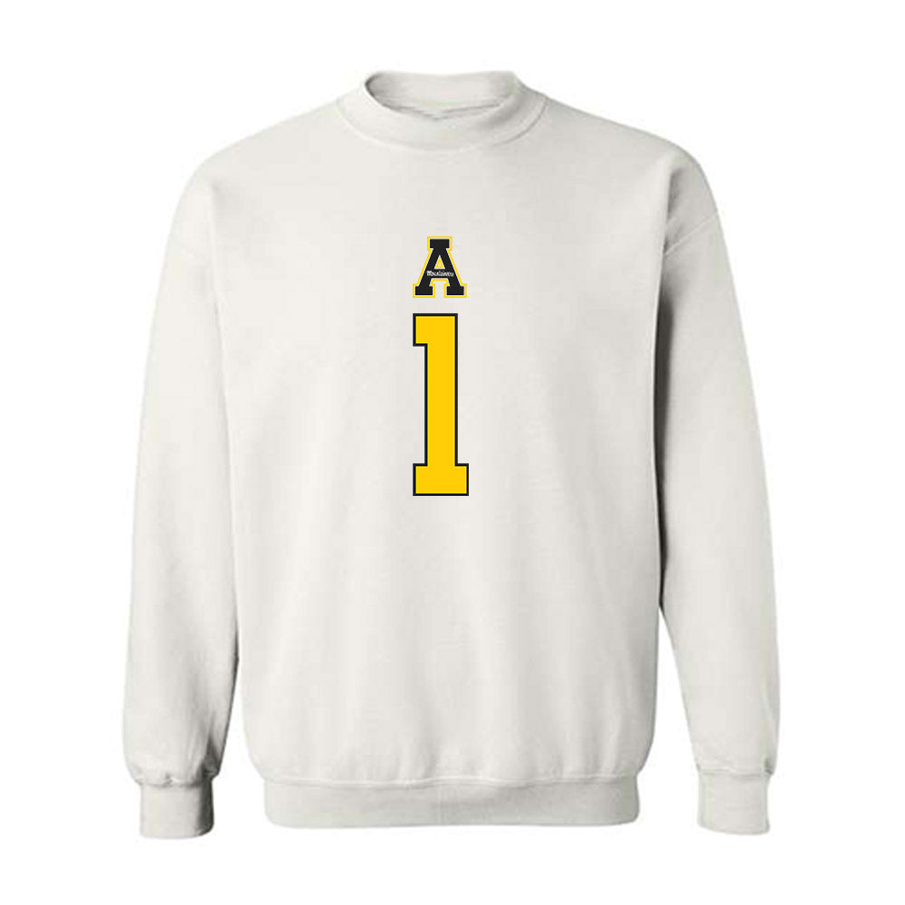 App State - NCAA Women's Basketball : Camiah Muldrow - Generic Shersey Crewneck Sweatshirt-0
