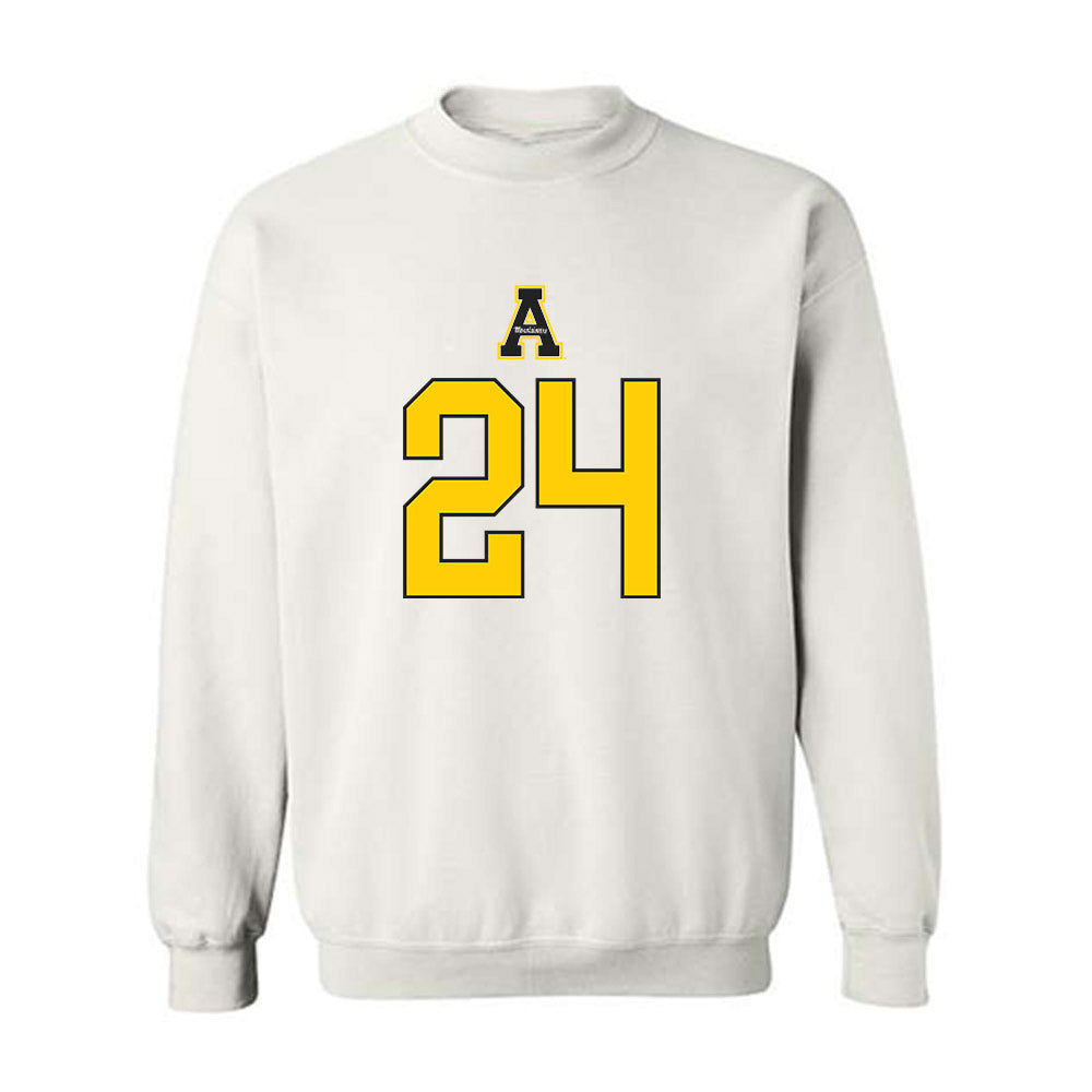 App State - NCAA Baseball : Everette Harris - Generic Shersey Crewneck Sweatshirt-0
