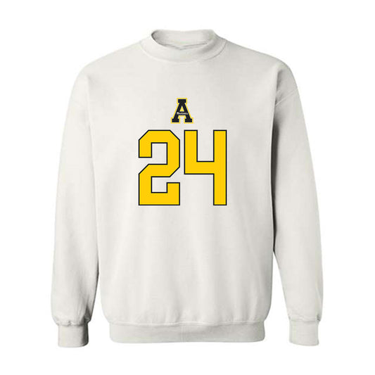 App State - NCAA Baseball : Everette Harris - Generic Shersey Crewneck Sweatshirt-0