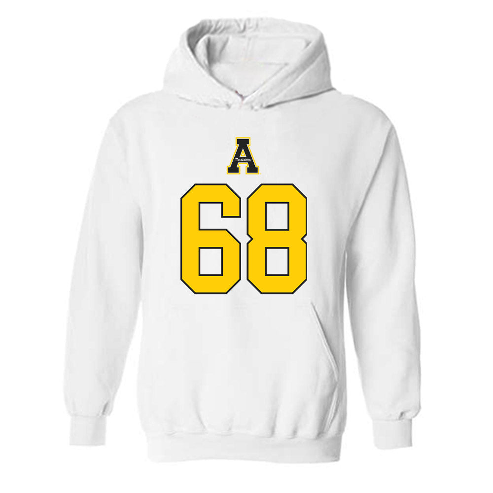 App State - NCAA Football : Lance Williams - Generic Shersey Hooded Sweatshirt-0