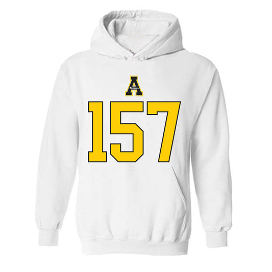 App State - NCAA Wrestling : Bentley Sly - Generic Shersey Hooded Sweatshirt-0