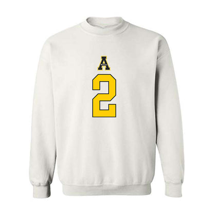 App State - NCAA Men's Basketball : Jonathan Moss - Generic Shersey Crewneck Sweatshirt-0