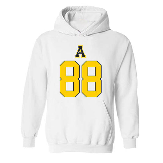 App State - NCAA Football : Kabran Paul - Generic Shersey Hooded Sweatshirt-0