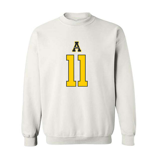 App State - NCAA Football : Ja'Quez Cross - Generic Shersey Crewneck Sweatshirt-0