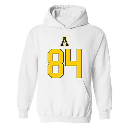 App State - NCAA Football : Sawyer Arnold - Generic Shersey Hooded Sweatshirt-0