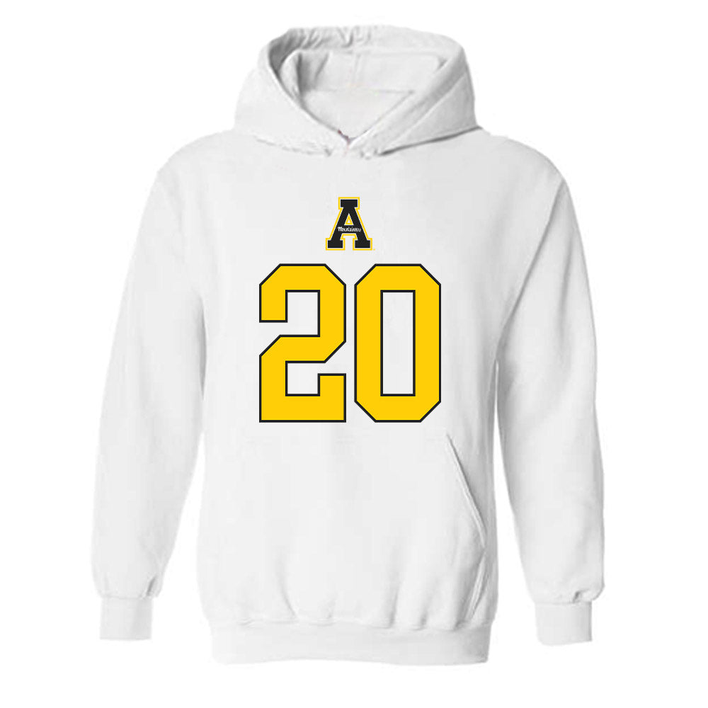 App State - NCAA Women's Basketball : Elena Pericic - Generic Shersey Hooded Sweatshirt-0