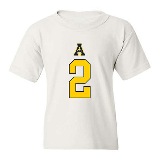 App State - NCAA Men's Basketball : Jonathan Moss - Generic Shersey Youth T-Shirt-0