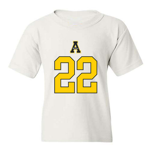 App State - NCAA Football : Semaj Fleming - Generic Shersey Youth T-Shirt-0
