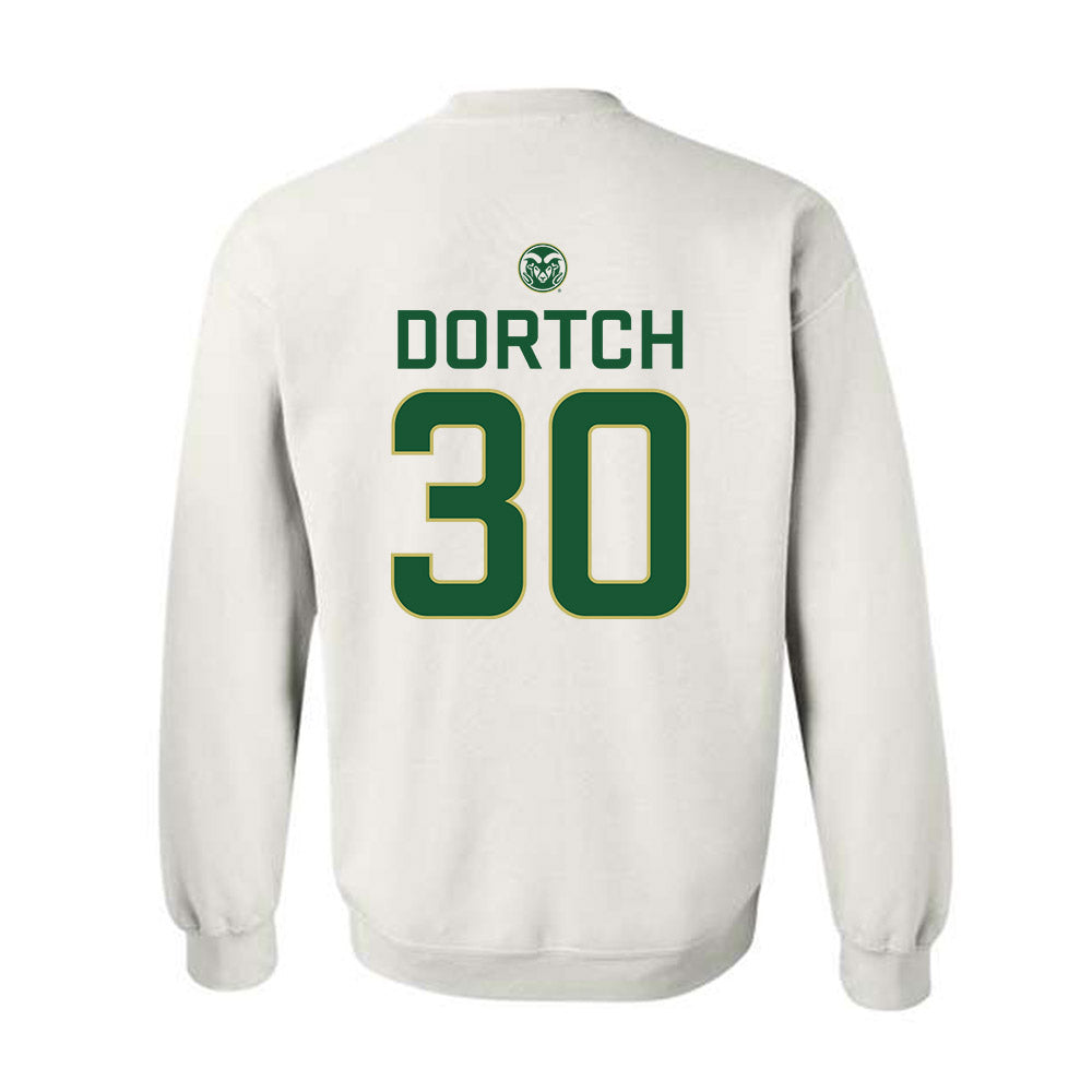 Colorado State - NCAA Men's Basketball : Charlie Dortch - Crewneck Sweatshirt-1