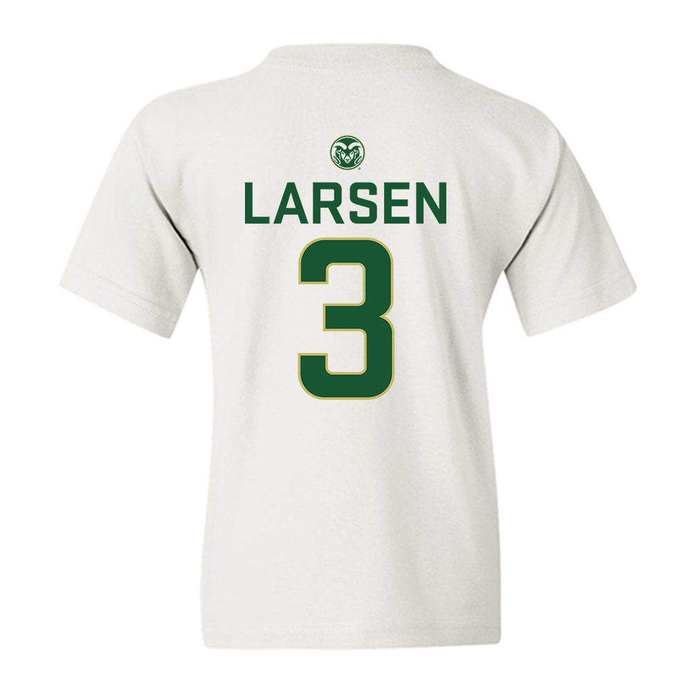 Colorado State - NCAA Women's Basketball : Elsie Larsen - Youth T-Shirt-1