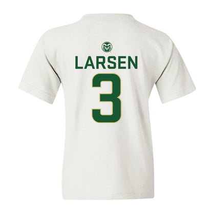 Colorado State - NCAA Women's Basketball : Elsie Larsen - Youth T-Shirt-1