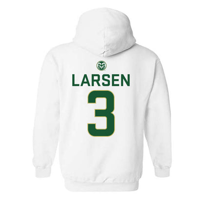 Colorado State - NCAA Women's Basketball : Elsie Larsen - Hooded Sweatshirt-1