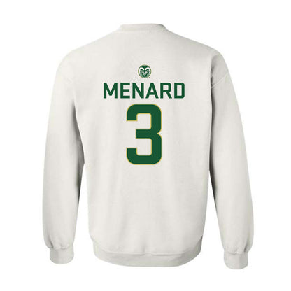 Colorado State - NCAA Men's Basketball : Justin Menard - Crewneck Sweatshirt-1
