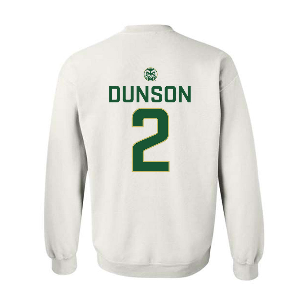 Colorado State - NCAA Men's Basketball : Pops Dunson - Crewneck Sweatshirt-1