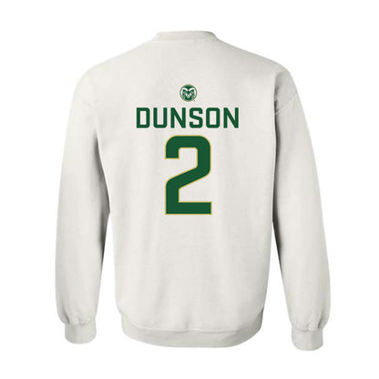 Colorado State - NCAA Men's Basketball : Pops Dunson - Crewneck Sweatshirt-1