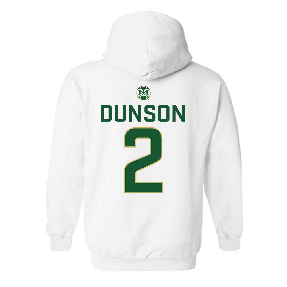 Colorado State - NCAA Men's Basketball : Pops Dunson - Hooded Sweatshirt-1